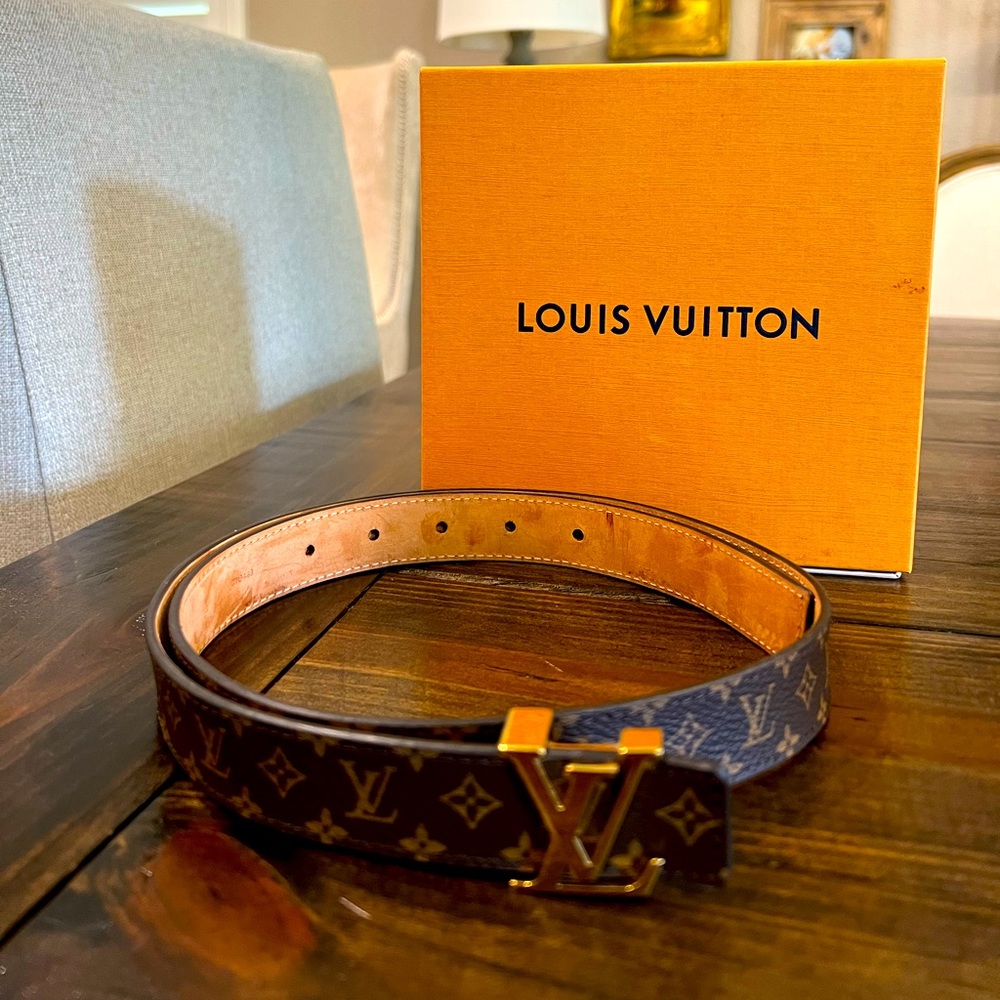 Louis Vuitton Monogram belt - box included
